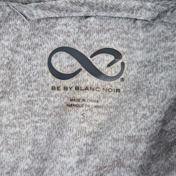 Blanc Noir Grey Down Filled Full Zip Transitional Packable Puffer Vest Coat Sz S - Picture 5 of 8